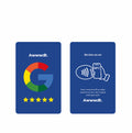 Google Review Card — Blue