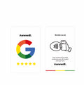 Google Review Card — White